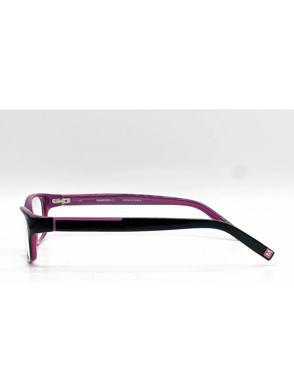 Marchon Nyc Grand 001 Black Authentic Eyeglasses 47-16-130